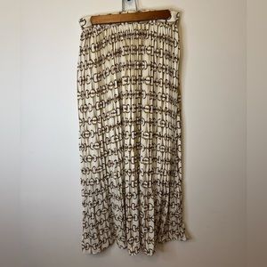 NWT Banana Republic Horsebit Pleated Midi Skirt - Size 4